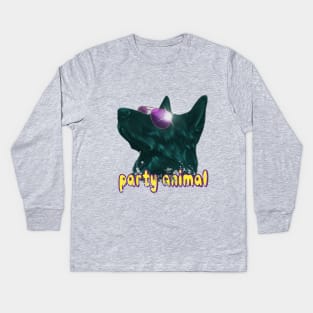 Party Animal Kids Long Sleeve T-Shirt